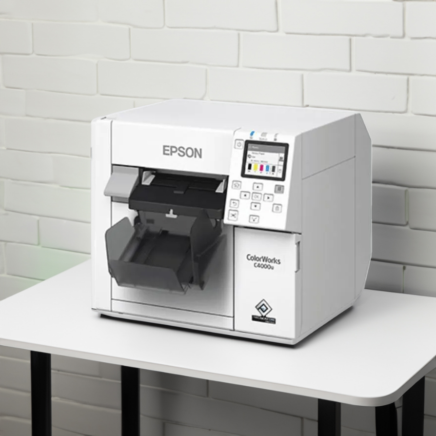 Pharmacy Label Printers Epson C4000 CW C4000 ColorWorks Inkjet Label Printer Gloss