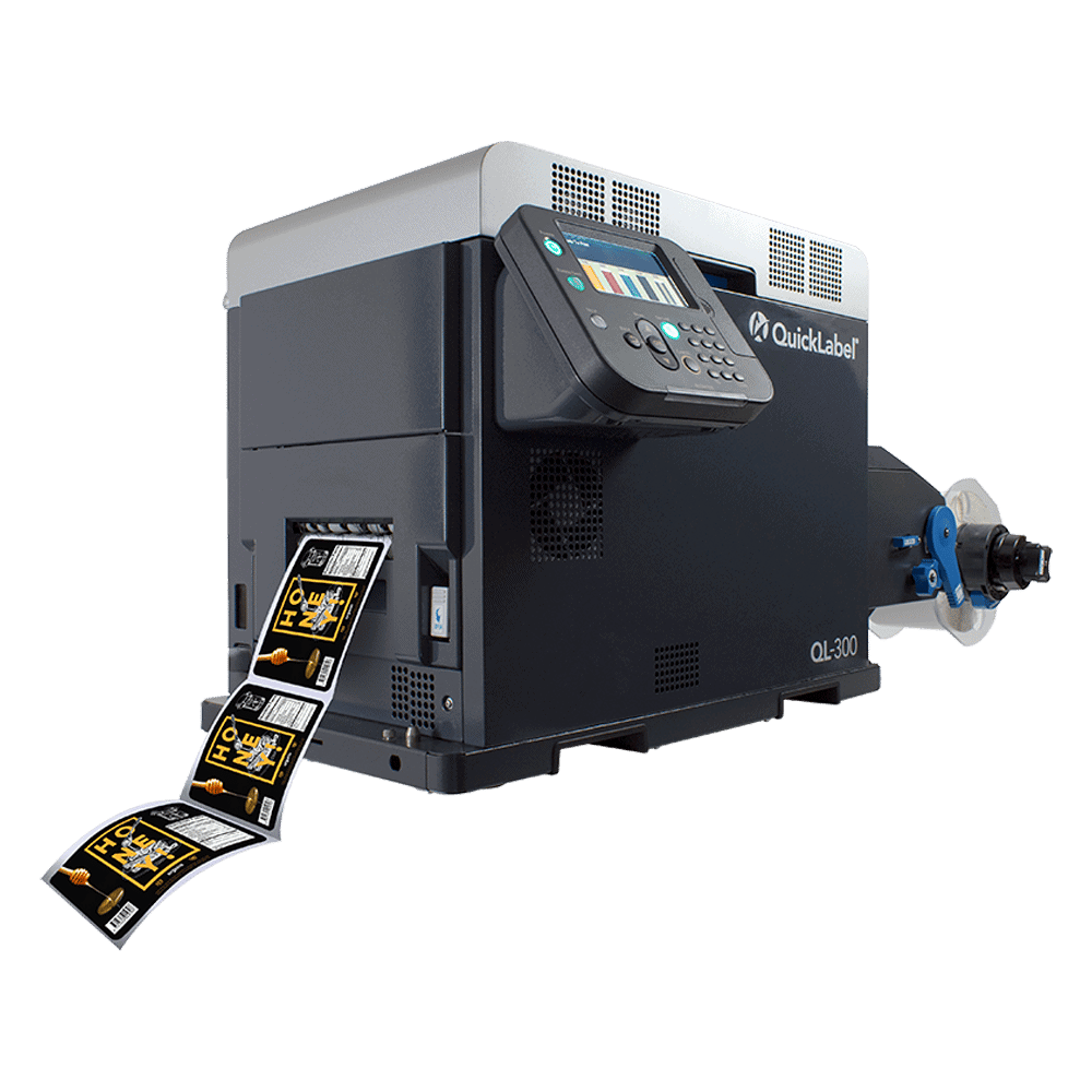 Waterproof and Water-Resistant Label Printers QL 300 Hero Honey Labels