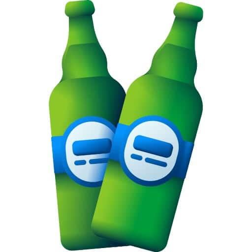 Color Label Printers beer bottle