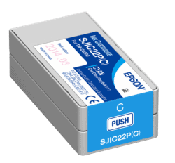 Epson ColorWorks C3500 Cyan Ink Cartridge SJIC22(C) for Epson C3500